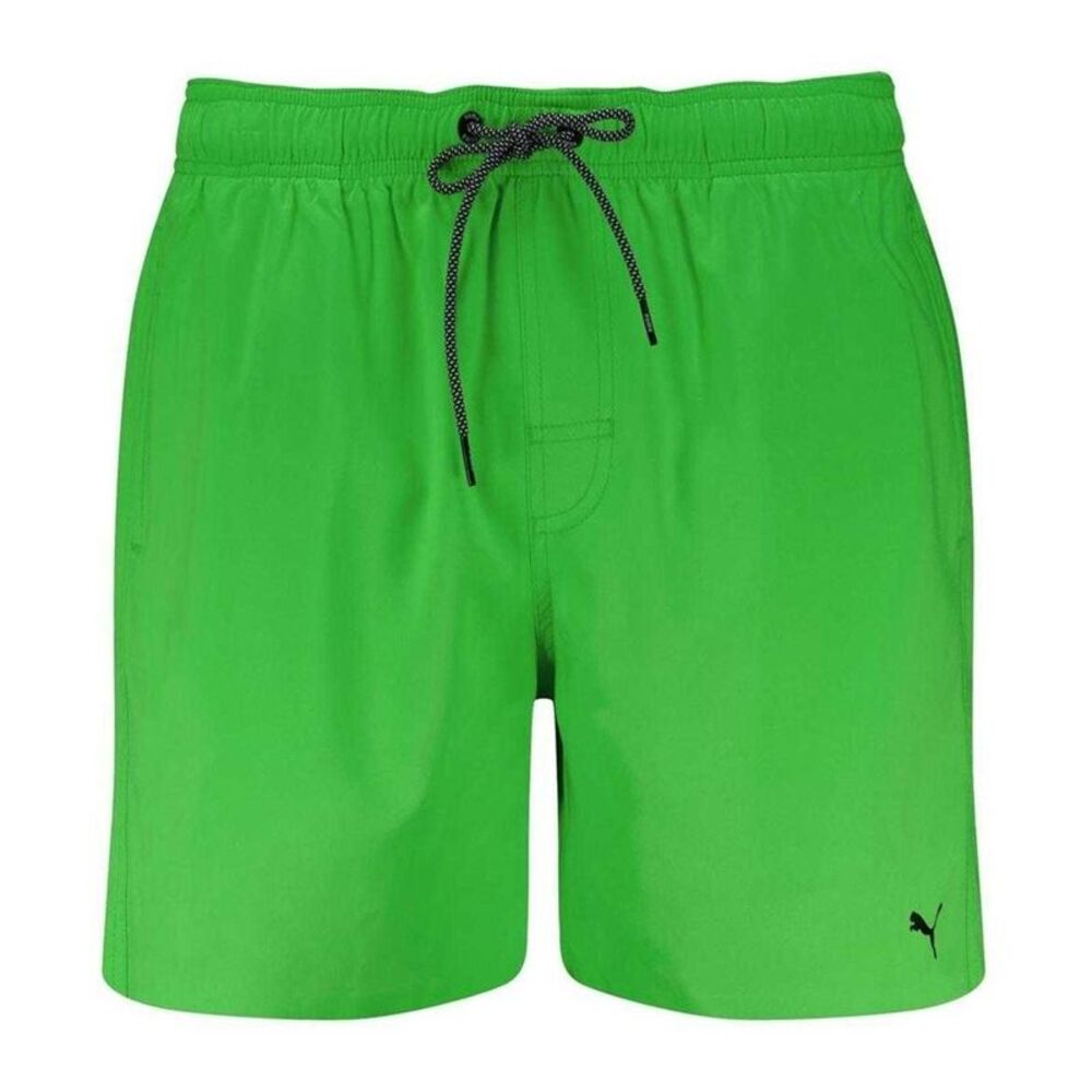 Puma Mens Logo Swim Shorts / Green